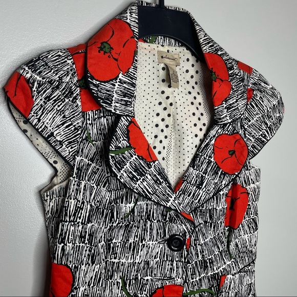 Anthropologie Elevenses Poppy Blazer Jacket Top - Picture 5 of 6